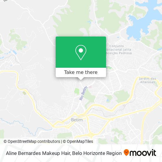 Aline Bernardes Makeup Hair map