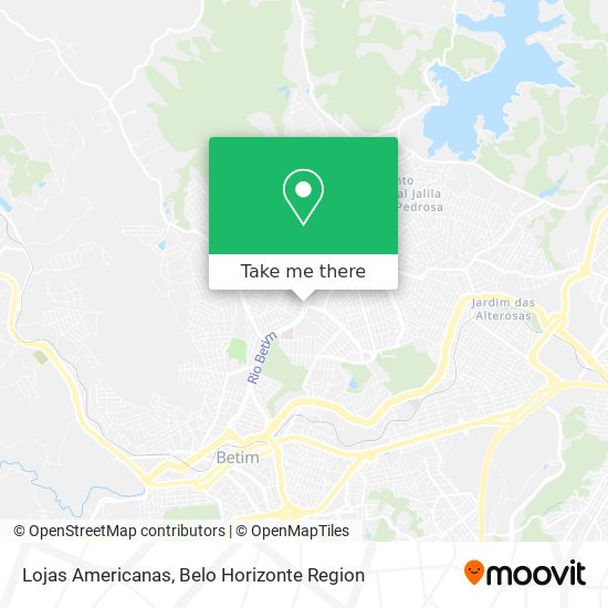 Lojas Americanas map