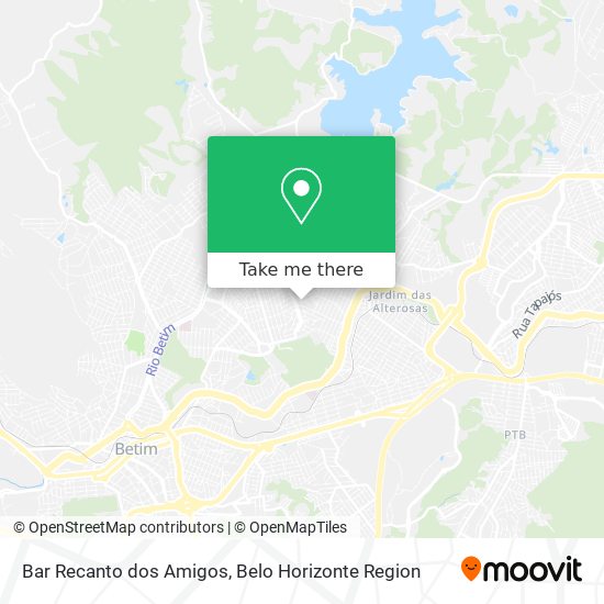 Bar Recanto dos Amigos map