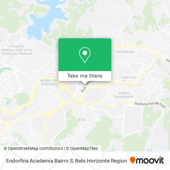 Endorfina Academia Bairro S map