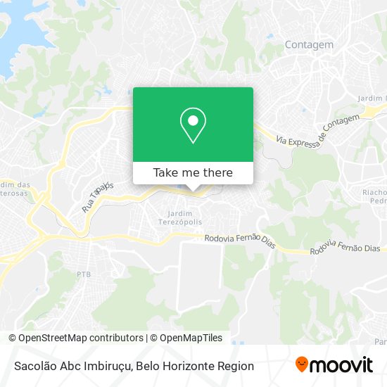 Sacolão Abc Imbiruçu map