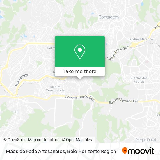 Mãos de Fada Artesanatos map
