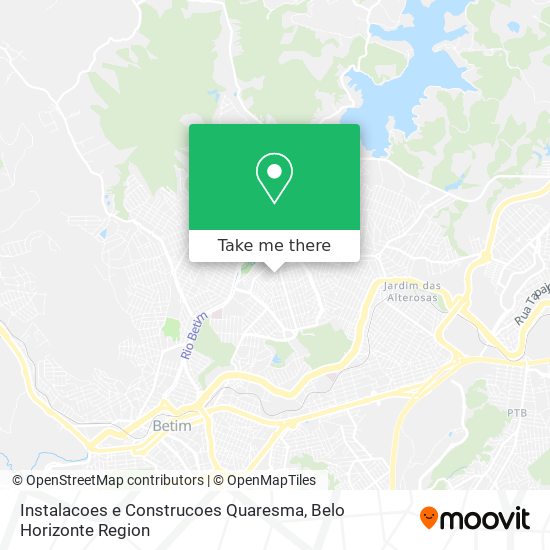 Instalacoes e Construcoes Quaresma map