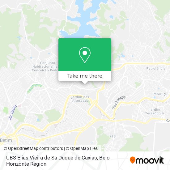 UBS Elias Vieira de Sá Duque de Caxias map
