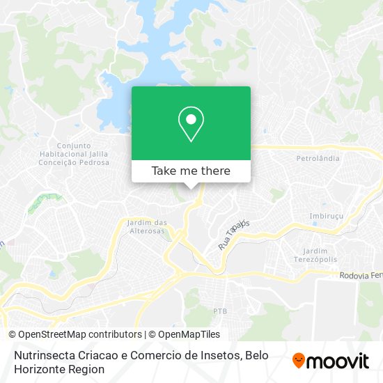 Nutrinsecta Criacao e Comercio de Insetos map