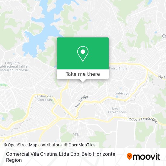Comercial Vila Cristina Ltda Epp map