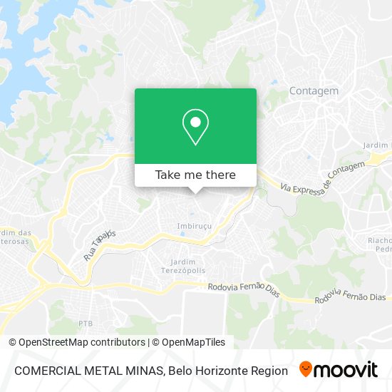 COMERCIAL METAL MINAS map