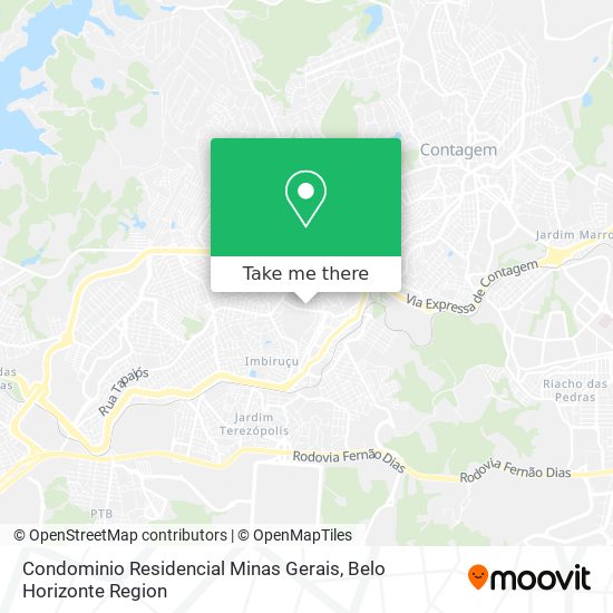 Condominio Residencial Minas Gerais map