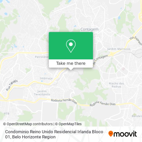 Condominio Reino Unido Residencial Irlanda Bloco 01 map