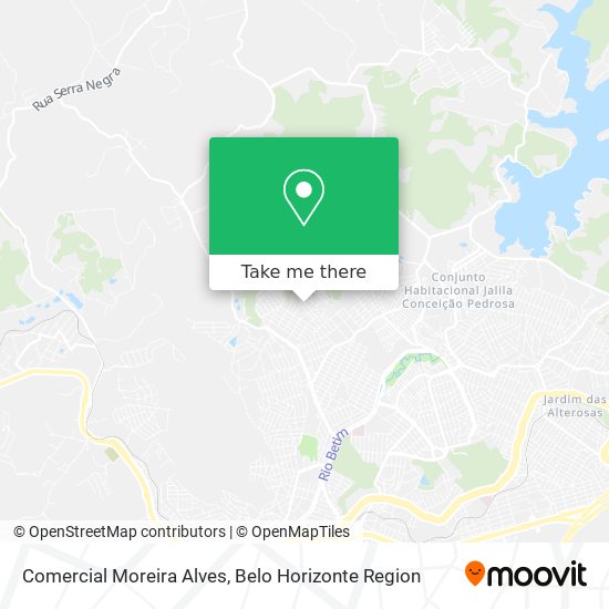 Comercial Moreira Alves map