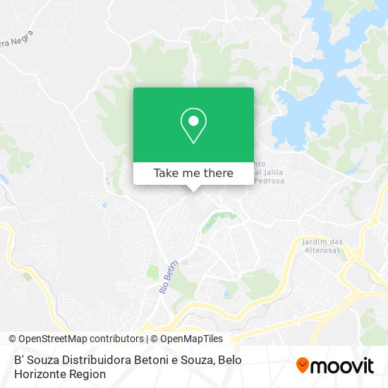 B' Souza Distribuidora Betoni e Souza map