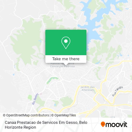 Canaa Prestacao de Servicos Em Gesso map
