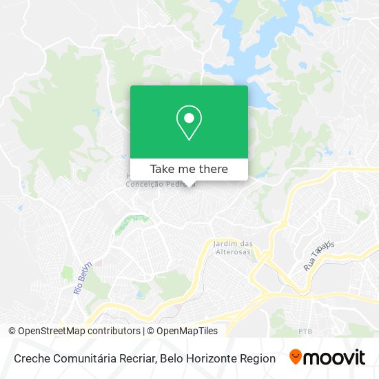 Creche Comunitária Recriar map