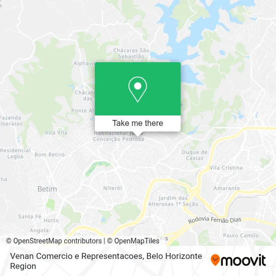 Venan Comercio e Representacoes map