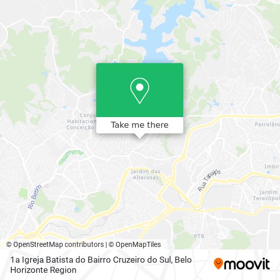 1a Igreja Batista do Bairro Cruzeiro do Sul map