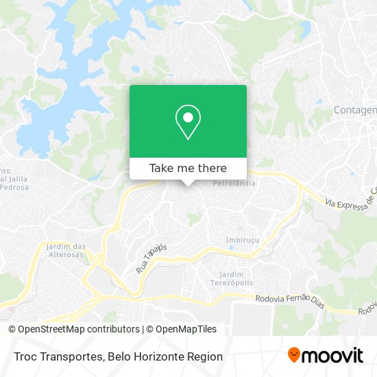Troc Transportes map