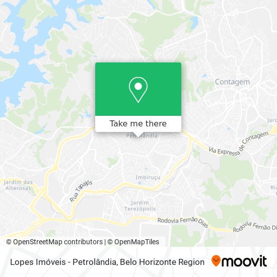 Lopes Imóveis - Petrolândia map