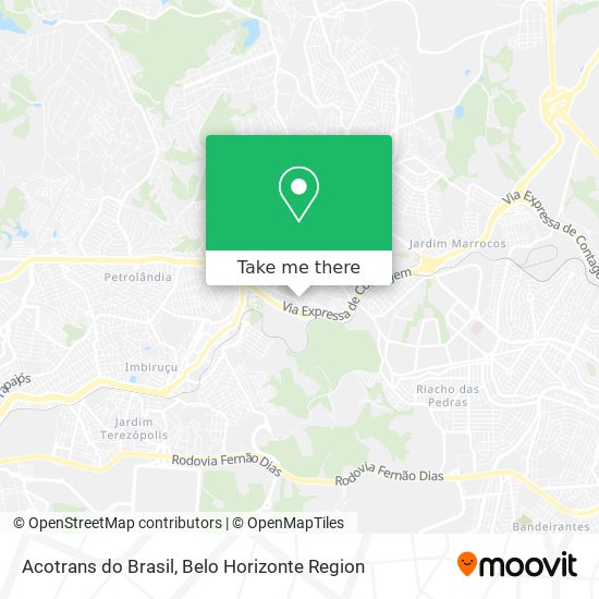 Acotrans do Brasil map