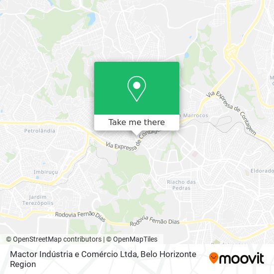 Mactor Indústria e Comércio Ltda map