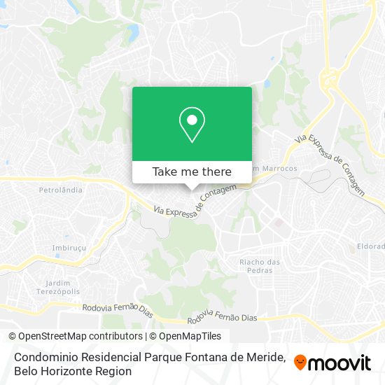 Condominio Residencial Parque Fontana de Meride map