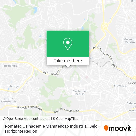 Romatec Usinagem e Manutencao Industrial map