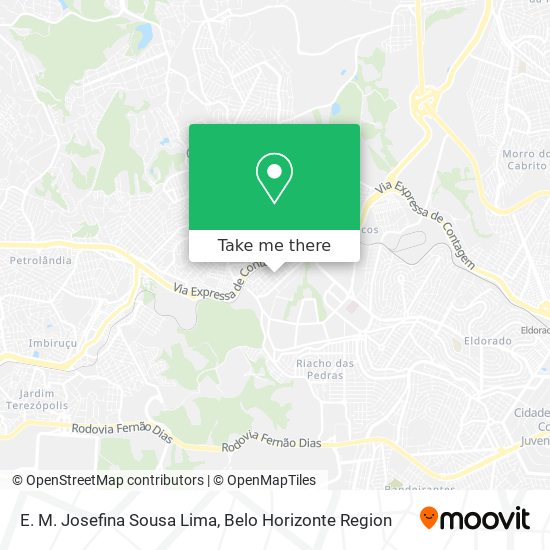 E. M. Josefina Sousa Lima map