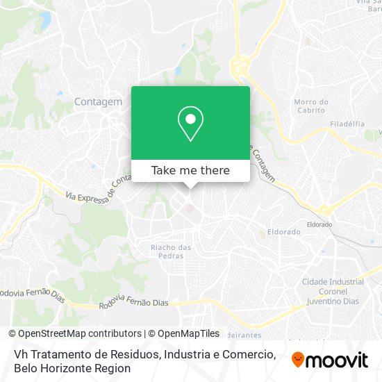 Vh Tratamento de Residuos, Industria e Comercio map