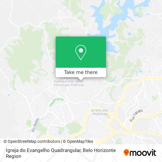 Igreja do Evangelho Quadrangular map