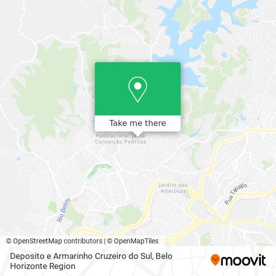 Deposito e Armarinho Cruzeiro do Sul map