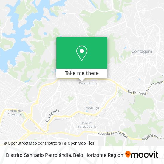 Distrito Sanitário Petrolândia map