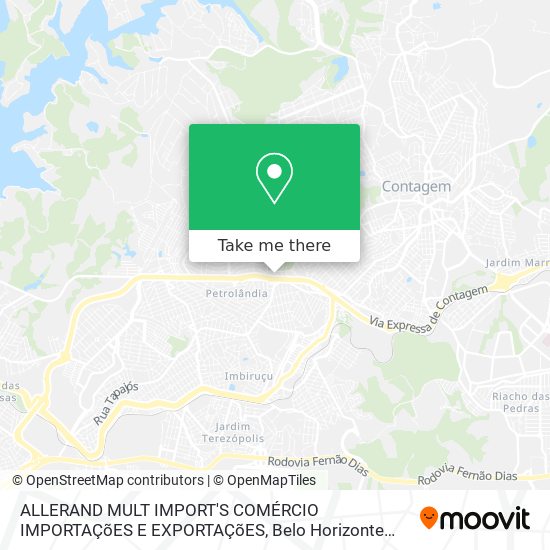 ALLERAND MULT IMPORT'S COMÉRCIO IMPORTAÇõES E EXPORTAÇõES map