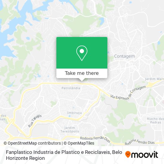 Fanplastico Industria de Plastico e Reciclaveis map
