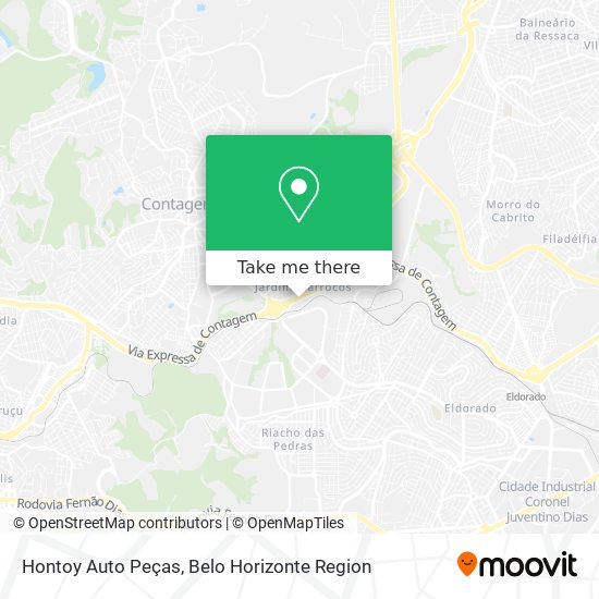 Hontoy Auto Peças map