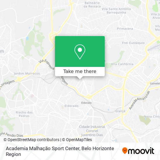 Academia Malhação Sport Center map