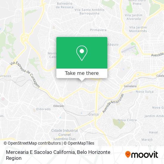 Mercearia E Sacolao California map