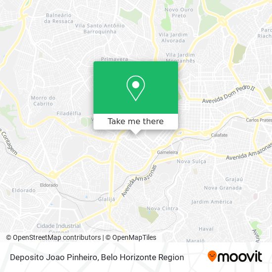 Deposito Joao Pinheiro map