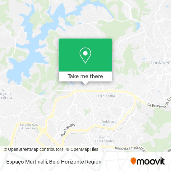 Espaço Martinelli map