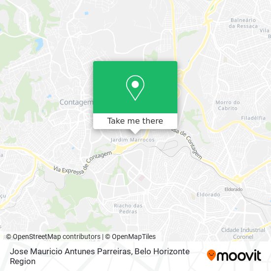 Jose Mauricio Antunes Parreiras map
