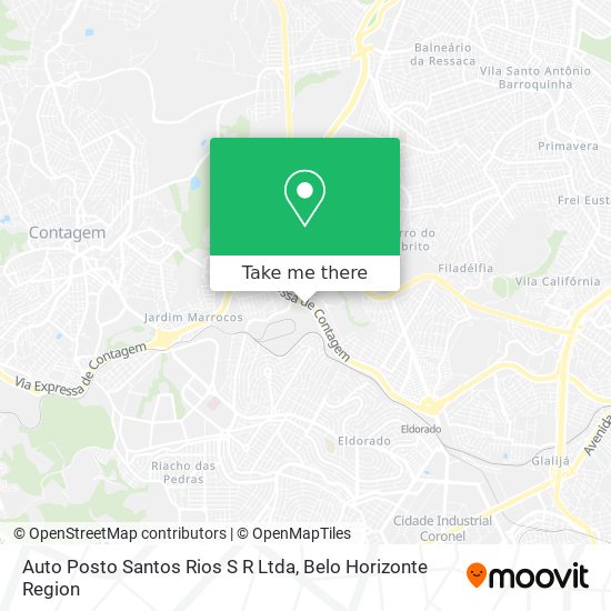 Auto Posto Santos Rios S R Ltda map