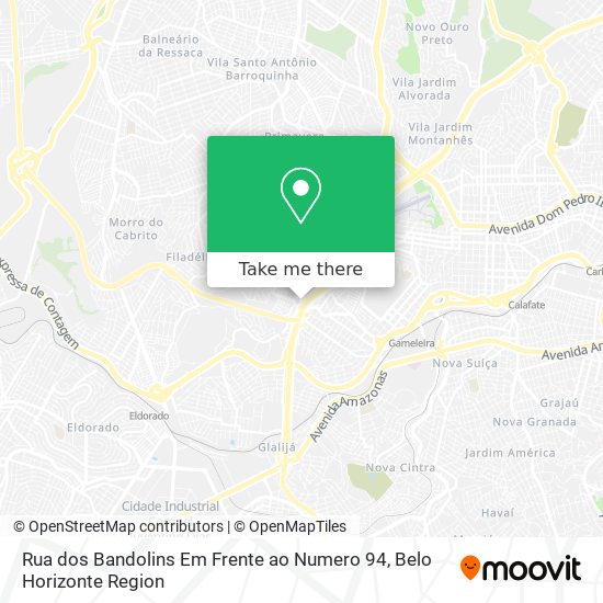 Rua dos Bandolins Em Frente ao Numero 94 map