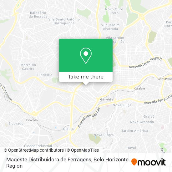 Mageste Distribuidora de Ferragens map
