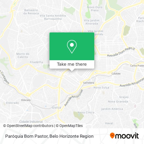 Mapa Paróquia Bom Pastor