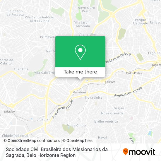 Sociedade Civil Brasileira dos Missionarios da Sagrada map