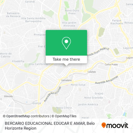 BERCARIO EDUCACIONAL EDUCAR E AMAR map