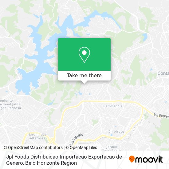 Mapa Jpl Foods Distribuicao Importacao Exportacao de Genero