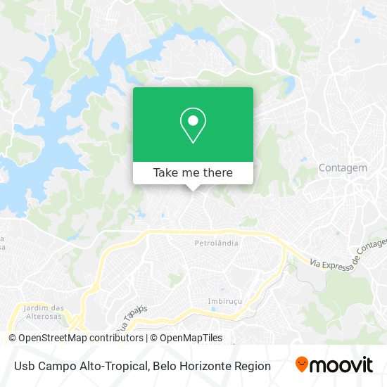 Usb Campo Alto-Tropical map