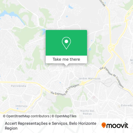 Accert Representações e Serviços map
