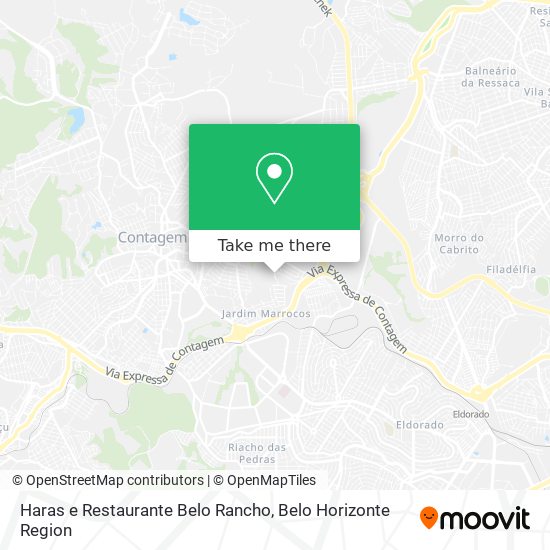 Haras e Restaurante Belo Rancho map