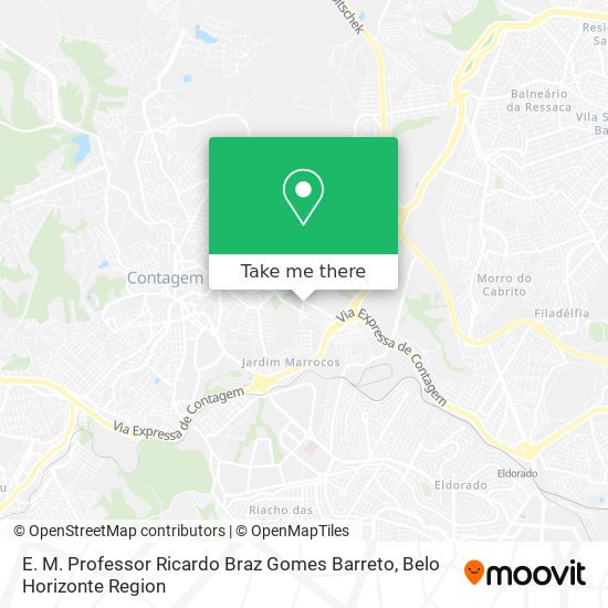 E. M. Professor Ricardo Braz Gomes Barreto map