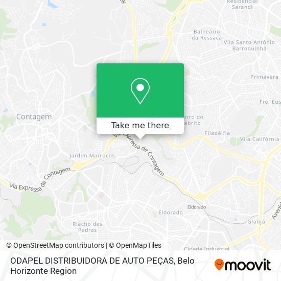 ODAPEL DISTRIBUIDORA DE AUTO PEÇAS map